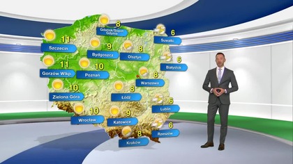 Prognoza pogody na TVN Meteo (13. 03. 2022)