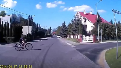 Rowerzyści na drodze