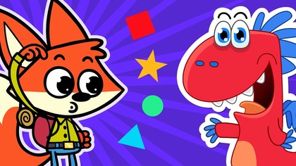 Lis podróżnik w piramidzie  | Piosenka dla dzieci  Kształty | Smok Edzio