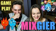 MIX GIER GAMEPLAY #1 - bomb it, water girl and fire boy i inne! || Just Siblings!