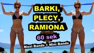  MOCNE PLECY, ZAOKRĄGLONE BARKI, PIĘKNE RAMIONA - Ćwiczenia z Gumami Oporowymi