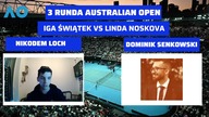 DOMINIK SENKOWSKI GOŚCIEM ZAPOWIEDZI MECZU 3 RUNDY AO - IGA ŚWIĄTEK VS LINDA NOSKOVA - 19. 01. 2024r