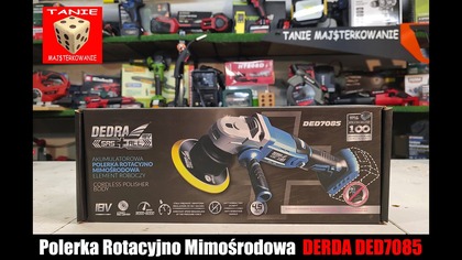 Polerka Mimośrodowa DEDRA DED7085 - Czy poradzi sobie z porysowaną przednią szybą? (Dwutlenek Ceru)