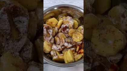 Chrupiące ziemniaki w airfryerze #shorts #smakowitedania #gotowanie #pyszne #food #przepis