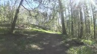 Zejście z G&oacute;ry Parkowej na ul. Słowackiego w Kamiennej G&oacute;rze, 20.04.25 r.