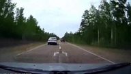 Nieudane wyprzedzanie na nierównej drodze