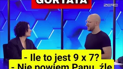ŻUKOWSKA POLEGŁA NA PYTANIU DO GORTATA!