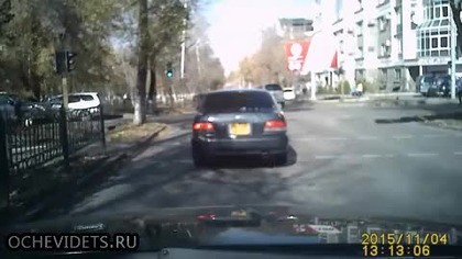 Bardzo niecierpliwy kierowca