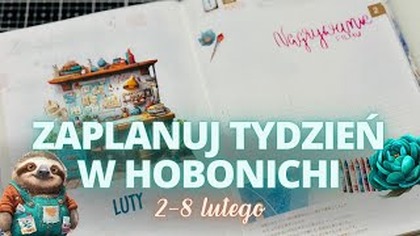 Planowanie lutego | Zaplanuj ze mną tydzień w Hobonichi | Plan With Me