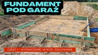 Płyta Fundamentowa Pod Garaż.  Cz. 1 Wyznaczanie, Wykop, Szalunek .  Na Działce! odc. 82 #MajsterAmator