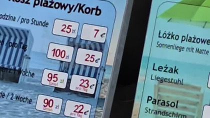 Ceny za parawannad Polskim morzem