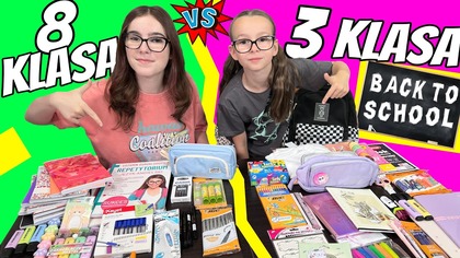 ÓSMOKLASISTA vs TRZECIOKLSISTA.  Back to School #fikimikiagatkiimoniki