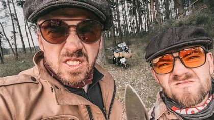 Wydech mu wybuchli w 100-letnim motocyklu