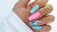 Summer sea nails art / Allepaznokcie Molly Lac