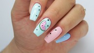 Watermelon icon nails art tutorial / gabrielle