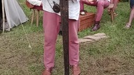 Prezentacja średniowiecznej hakownicy i strzelanie