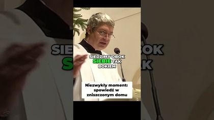Niezwykły Moment Spowiedź w Zniszczonym Domu #pawlukiewicz