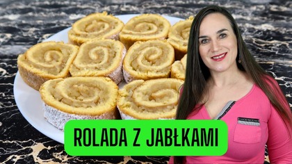 Każdy prosi o przepis!  Przepyszna rolada z jabłkami jak od babci!