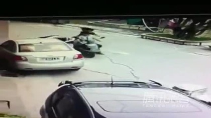 Chiny : kradzież skutera