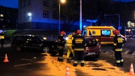 Zderzenie fiata seicento z volkswagenem passatem