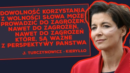 Dowolność korzystania z wolności słowa może prowadzić do zagrożeń ... 