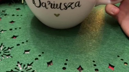 Właściwy prezent na Święta.  Litrowa Polską porcelana :-)