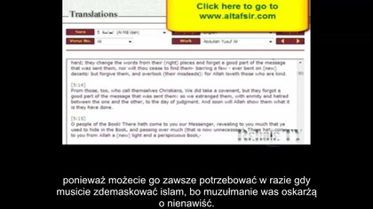 Allah szerzy nienawiść wśród chrześciijan