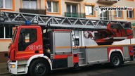 Pożar mieszkania.  Z okna wyskoczyła 12-latka