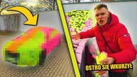 OKLEIŁEM MU CAŁE AUTO KARTECZKAMI *prank na Dawidzie*