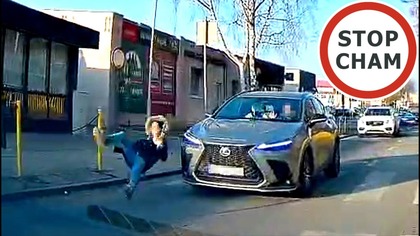 Potrącenie na przejściu dla pieszych w Szczecinie #2146 Wasze Filmy