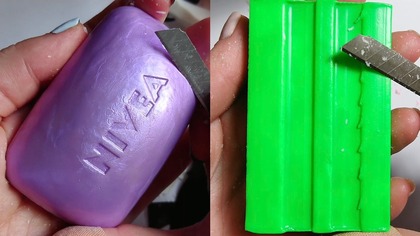 Soap Carving ASMR Relaxing Sounds no talking Satisfying ASMR Video
