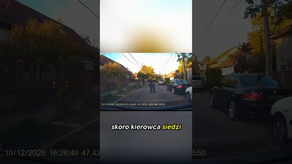  Rowerzysta kontra auto.  Kto powinien ustąpić?  #polscykierowcy #droga