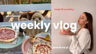 Weekly vlog  pierwszy vlog po przerwie, moje 25-te urodziny, alpaki!