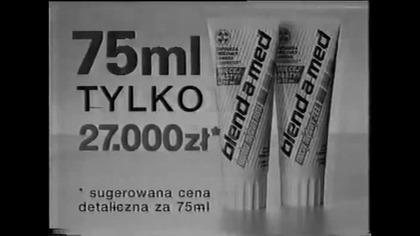 Jedynka - Reklamy, spot, program dnia, studio, plansza, Wiadomości i plansza tv Szczecin z 9 kwietnia 1994 roku