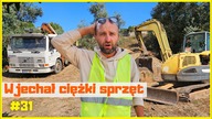 Wjechała koparka i fura kamieni
