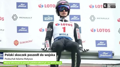 Polski skoczek poszedł do wojska.  Posłuchał Adama Małysza [KS Sport]