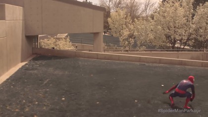 Spiderman parkour