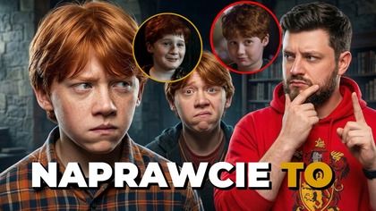TO TRZEBA NAPRAWIĆ.  Nowy Harry Potter musi poprawić to CO SKNOCILI W FILMACH z postacią Rona