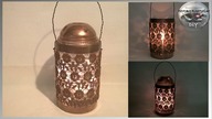 Jak zrobić miedziany lampion z koronki - Pomysły plastyczne DiY