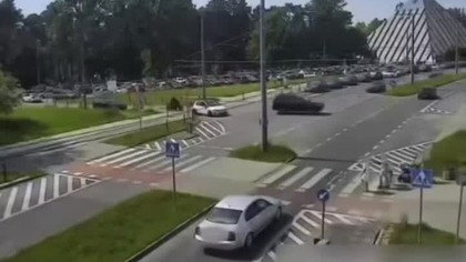 Groźne zderzenie w Tychach, kierowca ukarany 1000 zł #wypadek #drogaipołicja