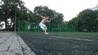 tricking: 360 front kick
