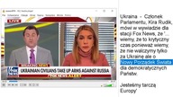 Ukraina Członek Parlamentu, Kira Rudik, m&oacute;wi dla Fox News, że nie walczymy tylko za Ukrainę a