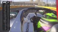 Formula 1 Grand Prix Arabii Saudyjskiej 2022 trening Lewis Hamilton cockpit view Mercedes Team