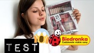 TEST ZESTAWU KOSMETYKÓW ZA 20 ZŁ Z BIEDRONKI