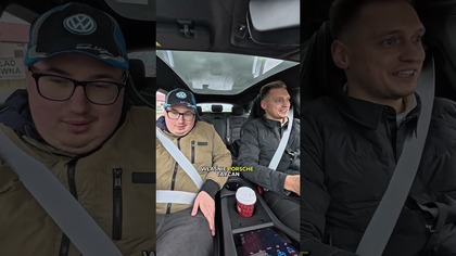 Przewiozłem widza Marcina Porsche Taycan Turbo S o mocy 952 KM! #porsche #porschetaycan #reakcja