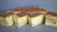 Ciasto Jabłecznik na zimno.  Najlepsza szarlotka bez pieczenia  proste i szybkie ciasto z jabłkami