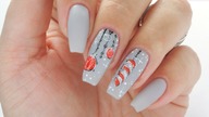 Winter nails art tutorial / Cuccio Polska /Stardoro