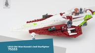 LEGO Gwiezdne Wojny | 75333 --- Myśliwiec Jedi Obi-Wana Kenobiego --- budowanie
