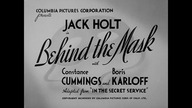 1932 Behind the Mask - Za maską WEB nap PL