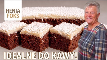 Ciasto Kawowe z Kokosem  puszyste i idealne do kawy! To szybkie i wilgotne ciasto znika w chwilę!